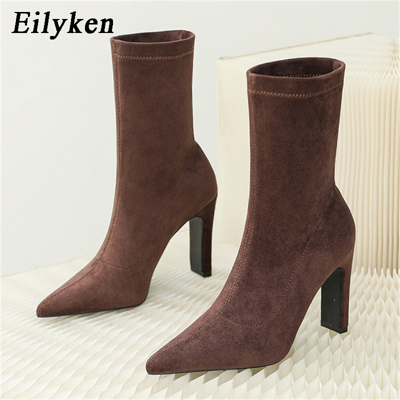 No Show Sock Women - Eilyken Plus Size 34-42 Cao Gót