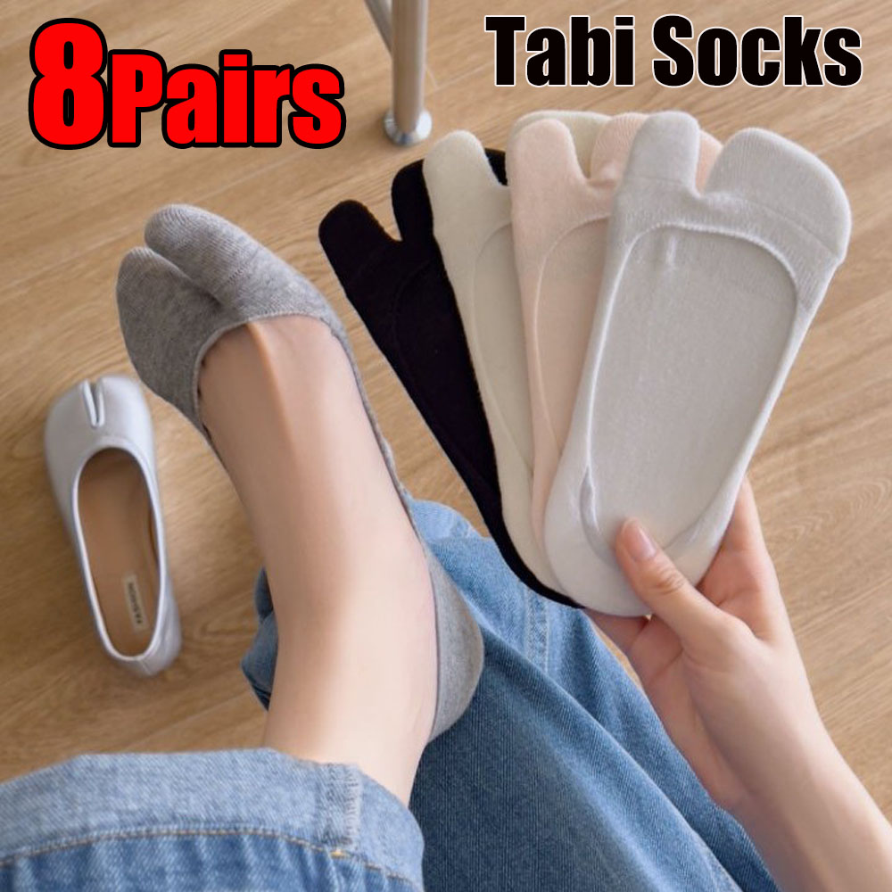 Women Cotton Tabi Socks Two Fi - đánh giá và giá No Show Sock Women