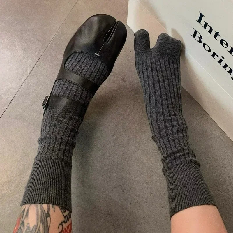 Lolita Cotton Two-Toed Thigh H - đánh giá và giá Toe Sock Split