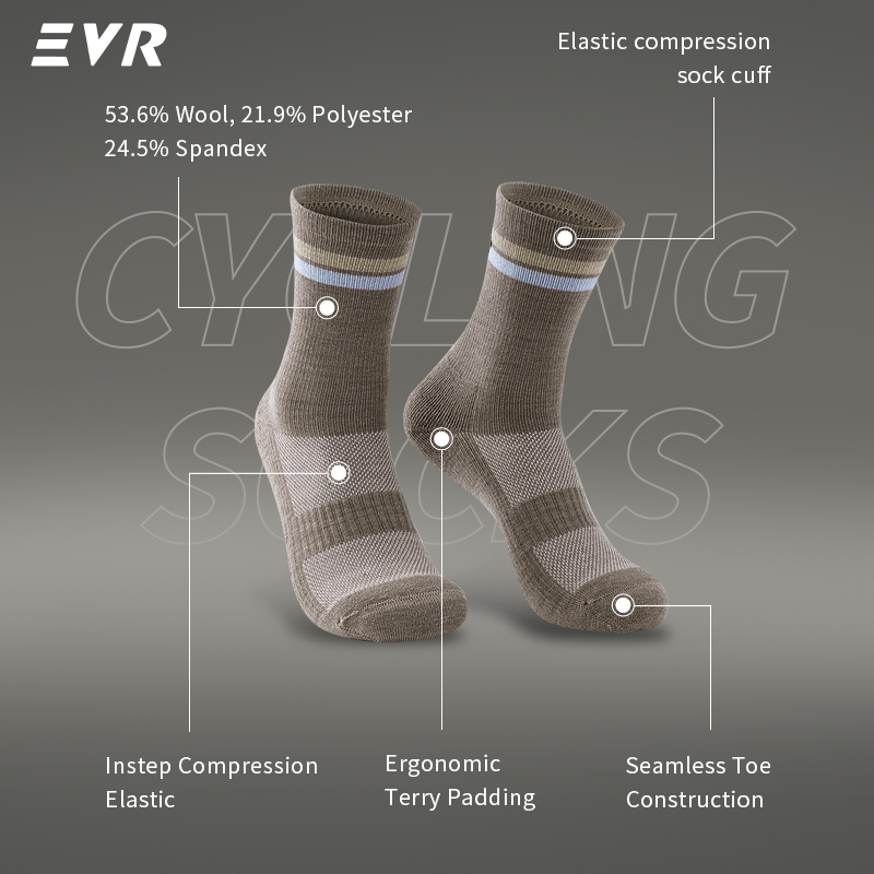EVR Autumn Winter Merino Wool  - đánh giá và giá Wool Hiking Sock